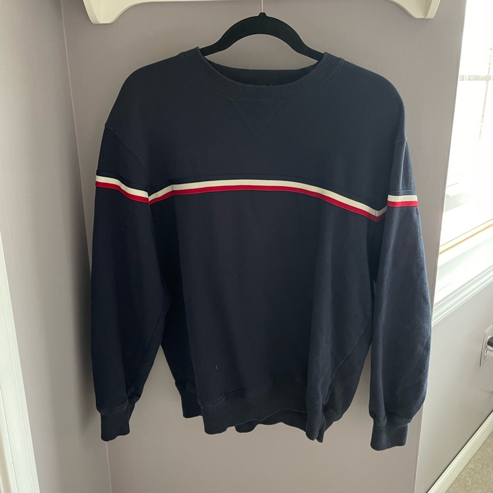Pacsun Navy Oversized Sweatshirt